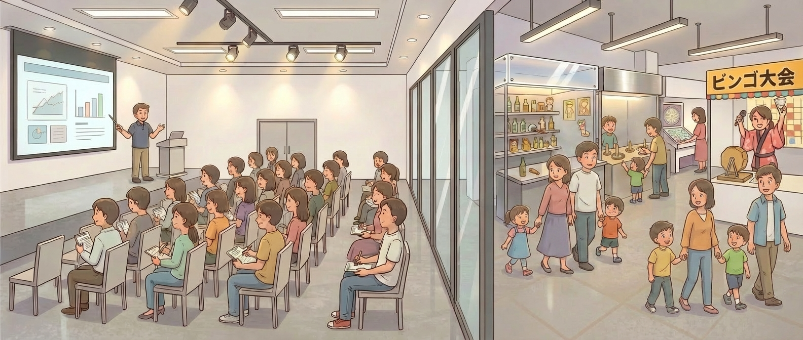 お子様も楽しめるスタンプラリー